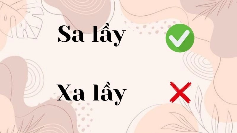 Xa lầy hay sa lầy đúng chính tả, sa lầy là từ đúng