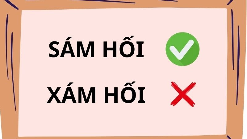 Sám hối hay xám hối đúng chính tả, sám hối là từ đúng