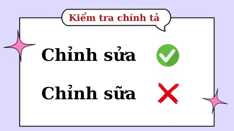 Chỉnh sữa hay chỉnh sửa đúng chính tả, chỉnh sửa là từ đúng