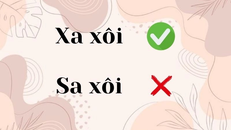Xa xôi hay xa sôi đúng chính tả, xa xôi là từ đúng