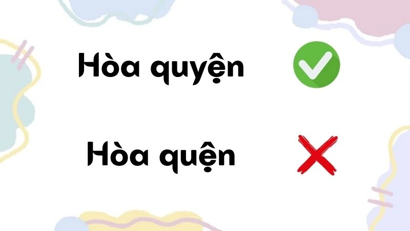 Hòa quyện hay hòa quện đúng chính tả, hòa quyện là từ đúng