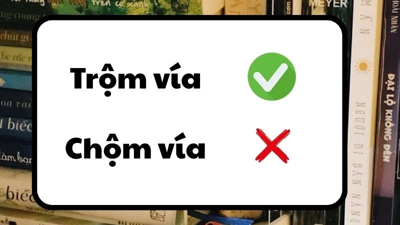 Chộm vía hay trộm vía đúng chính tả, trộm vía là từ đúng