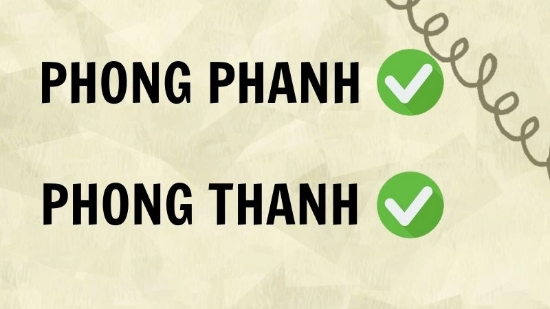 Phong thanh hay phong phanh đúng chính tả, phong thanh là từ đúng