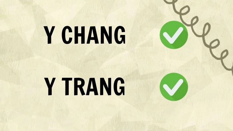 Y chang hay y trang đúng chính tả, y chang là từ đúng