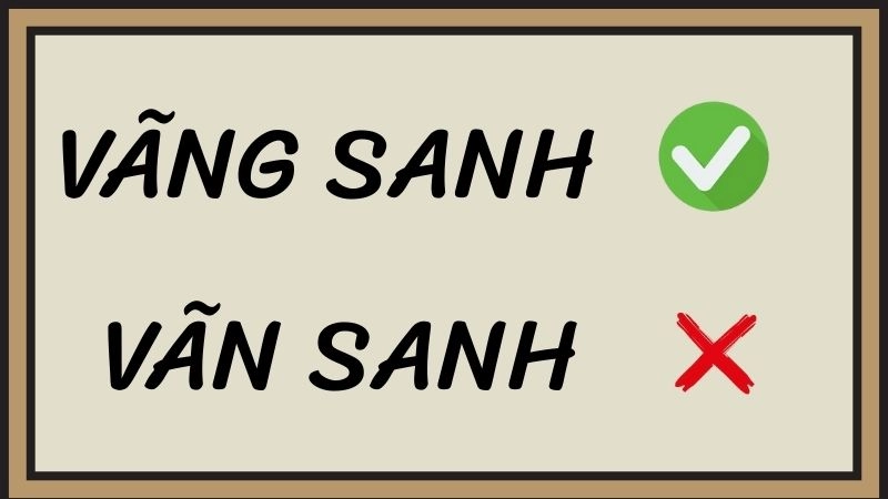 Vãn sanh hay vãng sanh đúng chính tả, vãng sanh là từ đúng