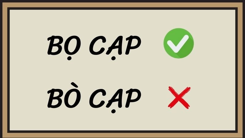 Bò cạp hay bọ cạp đúng chính tả, bọ cạp là từ đúng