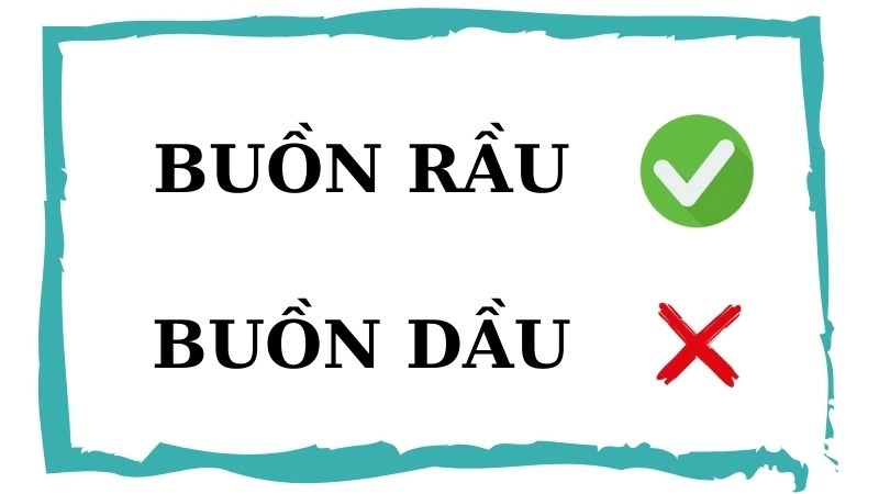 Buồn rầu hay buồn dầu đúng chính tả, cả hai đều là từ đúng