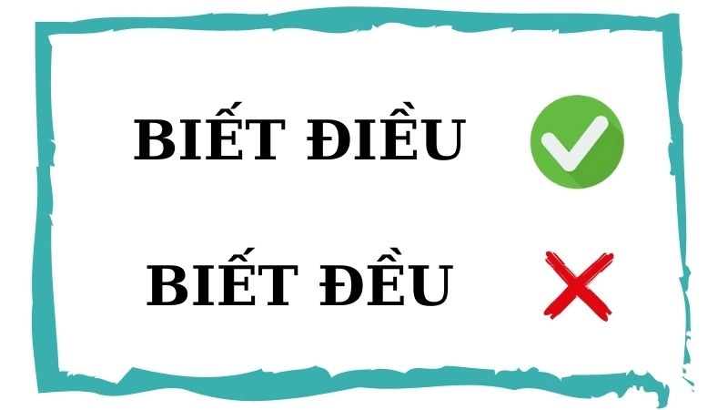 Biết đều hay biết điều đúng chính tả, biết điều là từ đúng