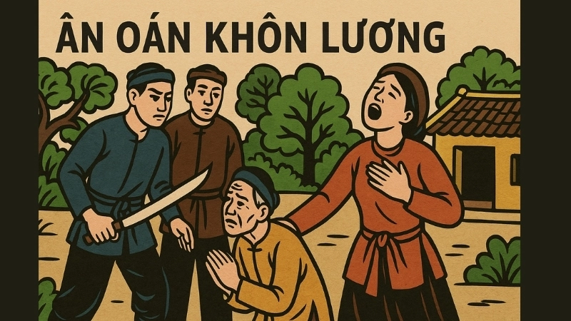 Tóm tắt Truyện dân gian - Ân oán khôn lường ngắn gọn