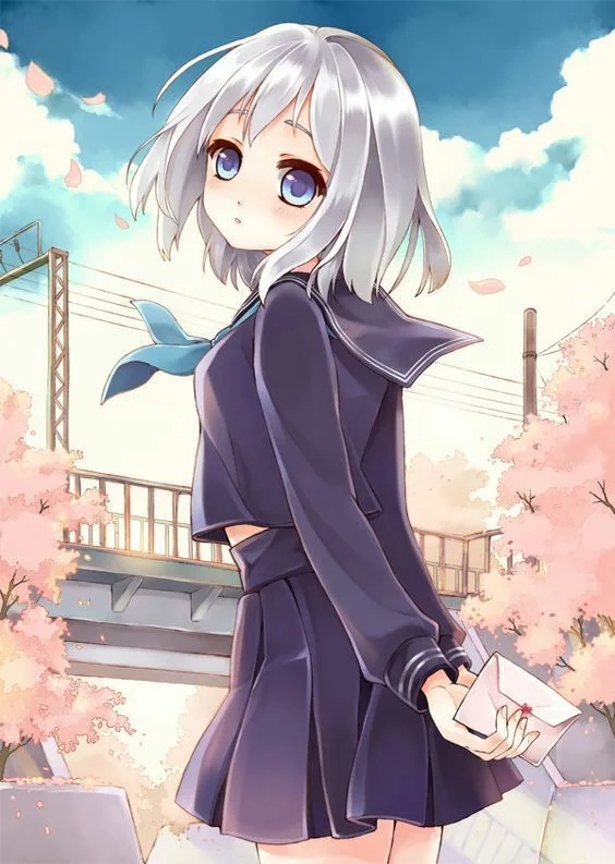 Đắm chìm trong ảnh anime dễ thương con gái nhẹ nhàng
