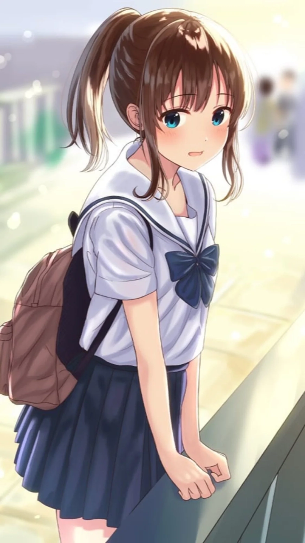 Không thể rời mắt trước ảnh anime gái dễ thương cute