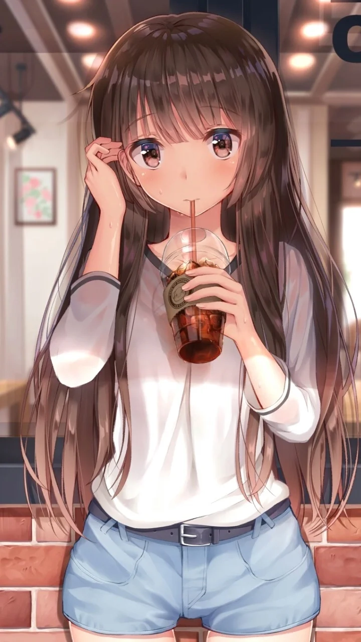 Hinh nen gai anime lý tưởng để làm nền máy với thần thái đỉnh cao
