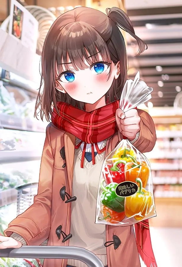 Anime gái lạnh lùng cuốn hút với ánh nhìn băng giá đầy bí ẩn