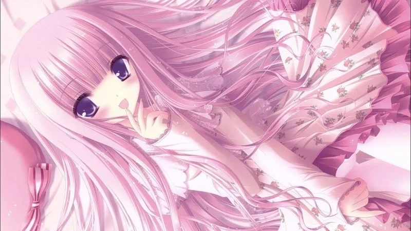 Ảnh anime girl dễ thương làm avatar Facebook nổi bật giữa dòng tin