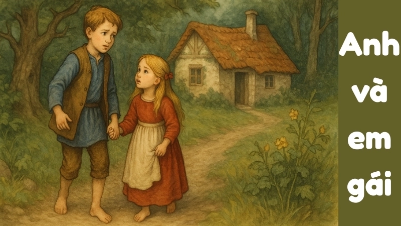 Tóm tắt truyện cổ tích nước ngoài - Anh và em gái hay nhất