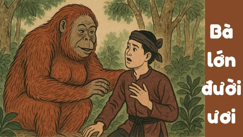 Tóm tắt Truyện dân gian - Bà lớn đười ươi chi tiết nhất
