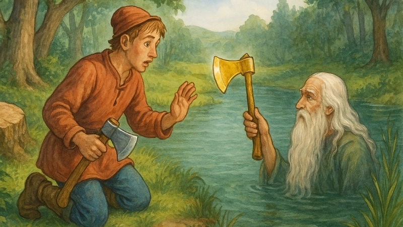 Tóm tắt truyện cổ tích Việt Nam Ba lưỡi rìu hay nhất