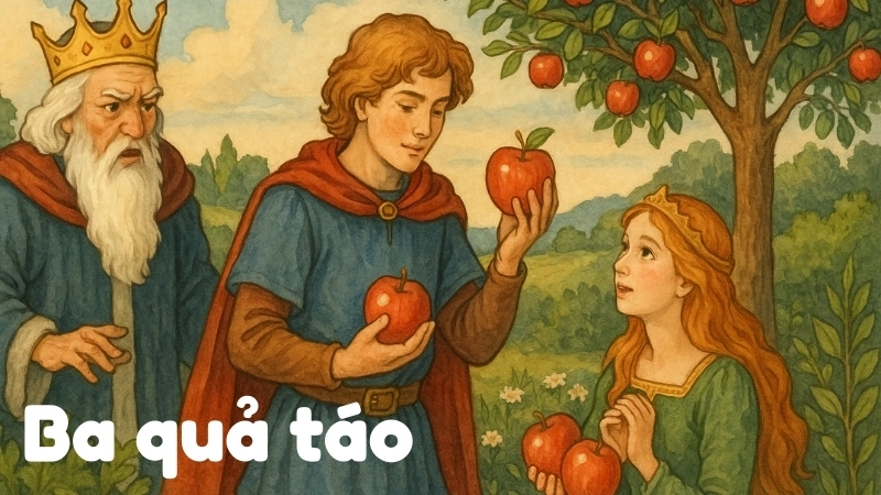Truyện cổ tích nước ngoài - Ba quả táo nổi tiếng phương Đông