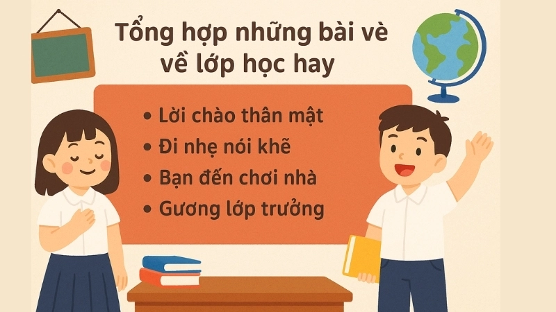 Tổng hợp những bài vè về lớp học hay