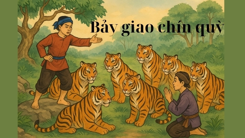 Tóm lược nội dung truyện cổ tích Bảy giao chín quỳ