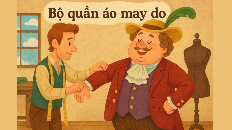Tóm tắt Truyện ngụ ngôn - Bộ quần áo may đo dễ hiểu nhất