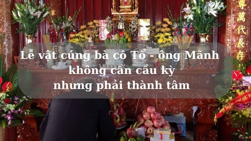 Lễ vật thường không quá cầu kỳ
