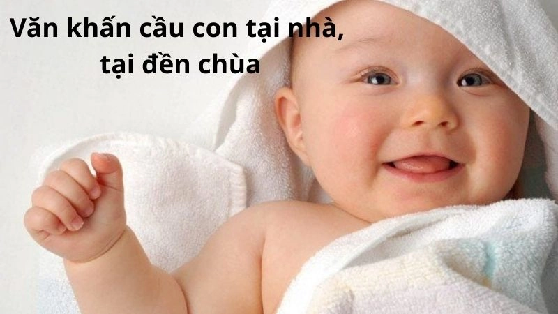 Vưn khấn cầu con gia tiên tại nhà