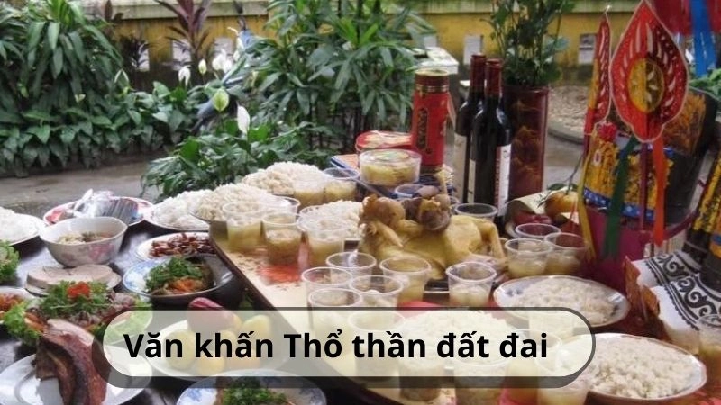 Văn khấn Thổ thần đất đai
