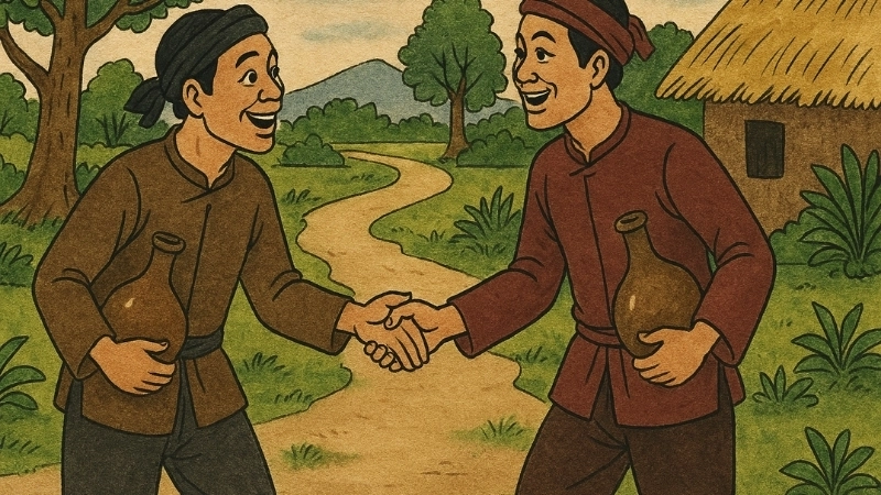 Tóm tắt truyện Bợm lại gặp bợm – Cổ tích hài hước