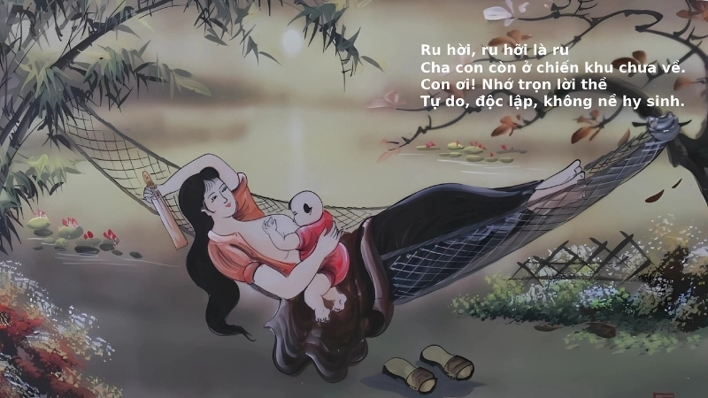 Ca dao ru con Bắc Bộ chan chứa tình cảm