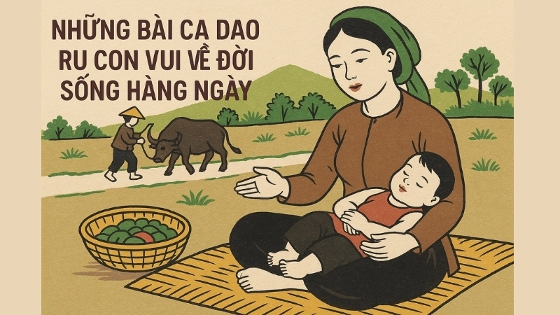 Những bài ca dao ru con vui về đời sống hàng ngày