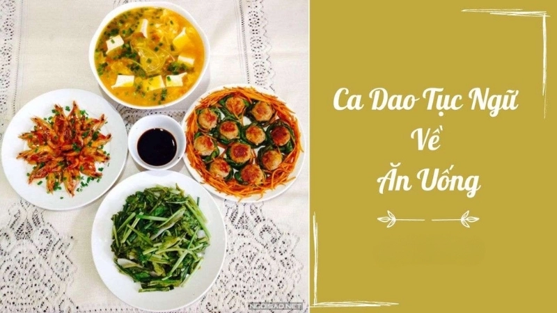 Tổng hợp ca dao có từ ăn ý nghĩa nhiều hình ảnh