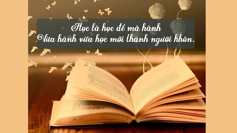 Câu ca dao tục ngữ về học tập truyền động lực