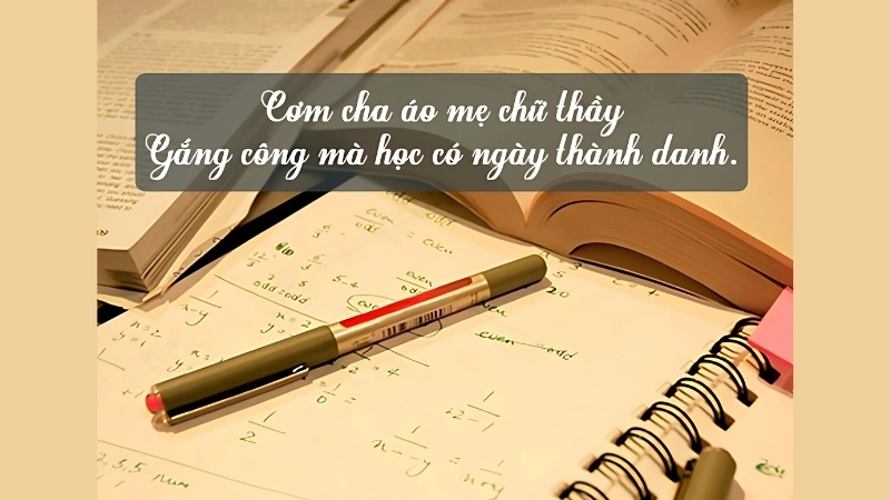 Tục ngữ về học tập khuyến khích chăm chỉ