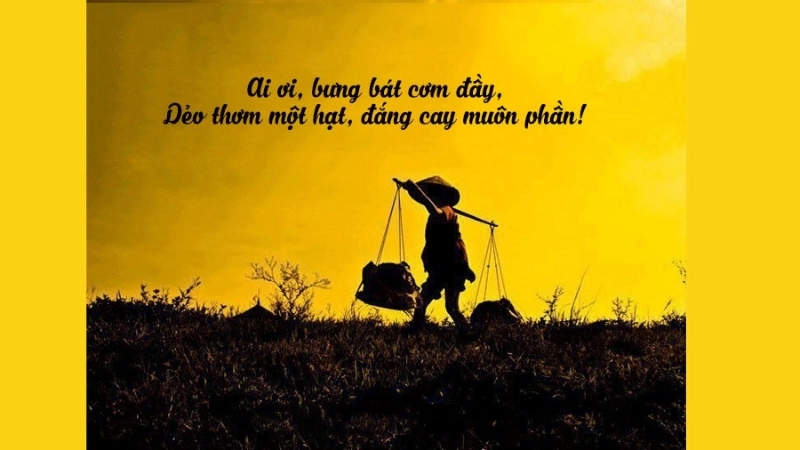 Bài ca dao về phụ nữ tăng gia sản xuất