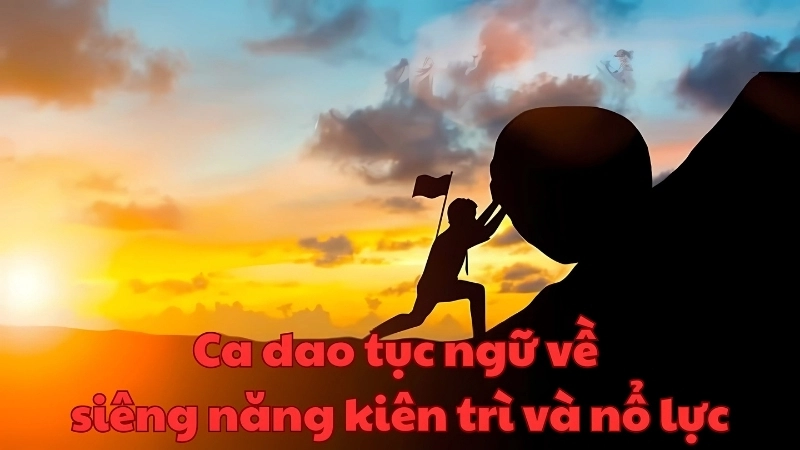 Những câu ca dao tục ngữ nói về siêng năng kiên trì ý nghĩa nhất