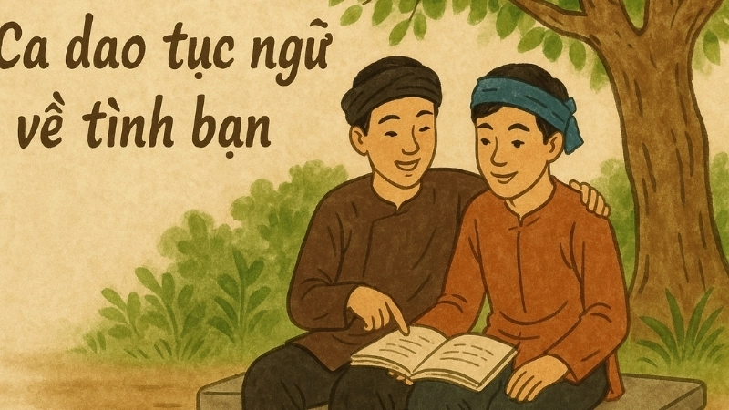 Ca dao tục ngữ về tình bạn trong sáng lành mạnh đáng quý