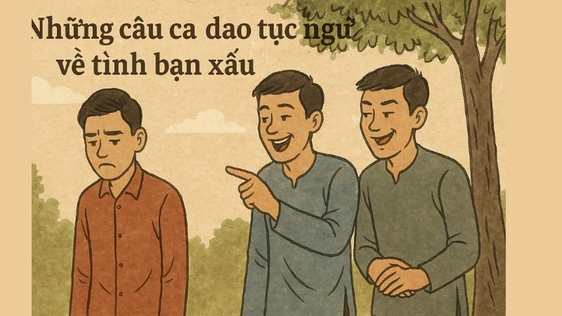 Những câu ca dao tục ngữ về tình bạn xấu không tốt