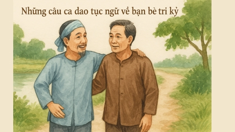 Những câu ca dao tục ngữ về bạn bè tri kỷ trong cuộc đời