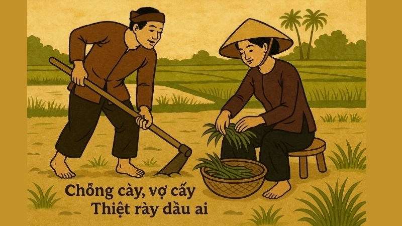 Ca dao tục ngữ về bình đẳng vợ chồng trong cuộc sống