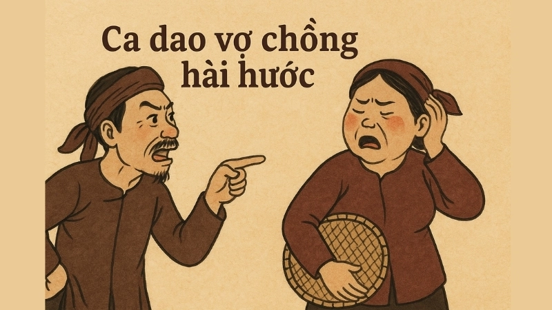 Ca dao vợ chồng hài hước thú vị