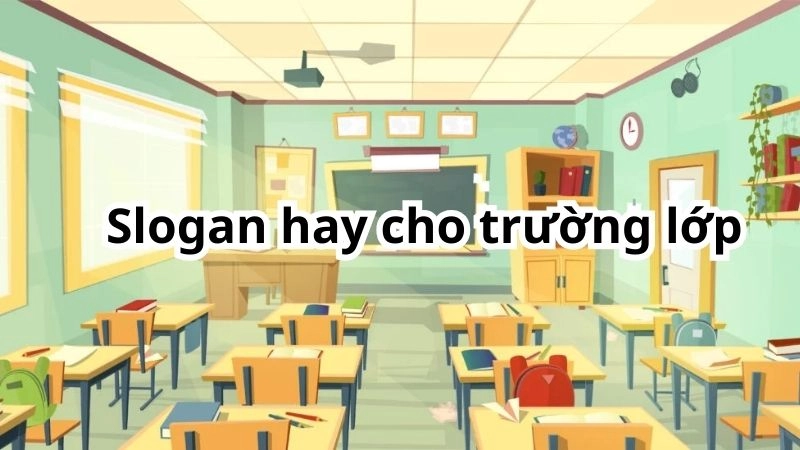 Những câu khẩu hiệu hay về trường học