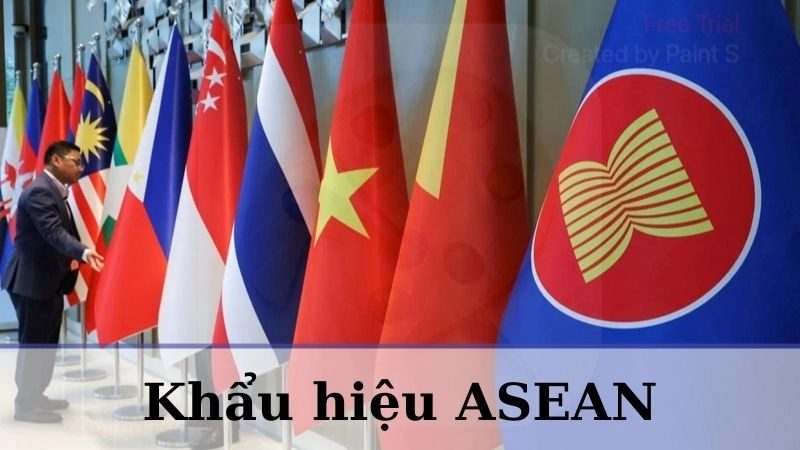 Slogan của ASEAN là “Một tầm nhìn, một bản sắc, một cộng đồng”