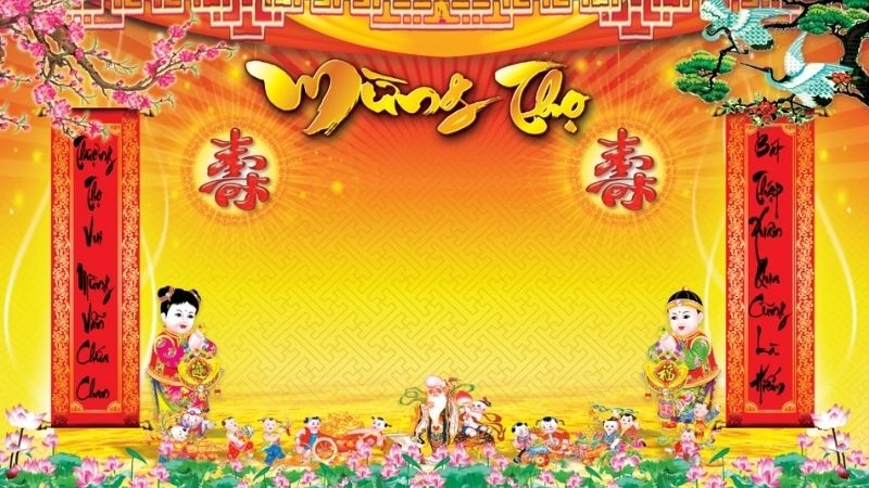 Lời chúc mừng thọ 90 tuổi sống lâu với con cháu