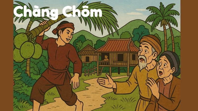 Tóm tắt Truyện dân gian - Chàng Chôm và cuộc báo oán
