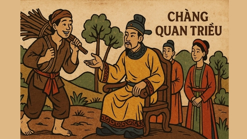 Tóm tắt Truyện dân gian - Chàng Quan Triều hay nhất