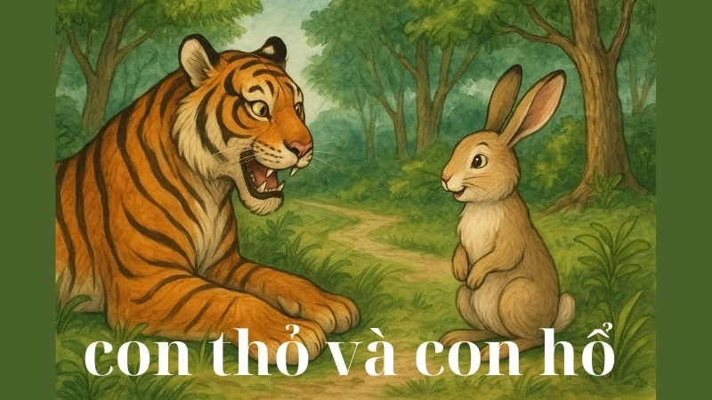 Tóm tắt truyện cổ tích Con thỏ và con hổ hay nhất