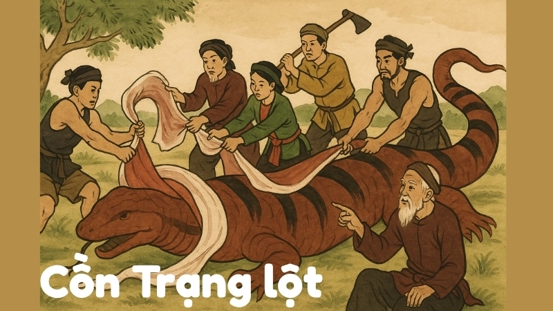 Tóm tắt Truyện dân gian - Cồn Trạng lột đầy đủ và chi tiết