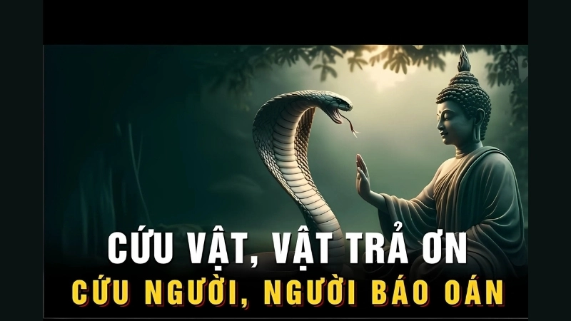 Tóm tắt truyện cổ tích Cứu vật, vật trả ơn, Cứu nhân, nhân báo oán ngắn hay