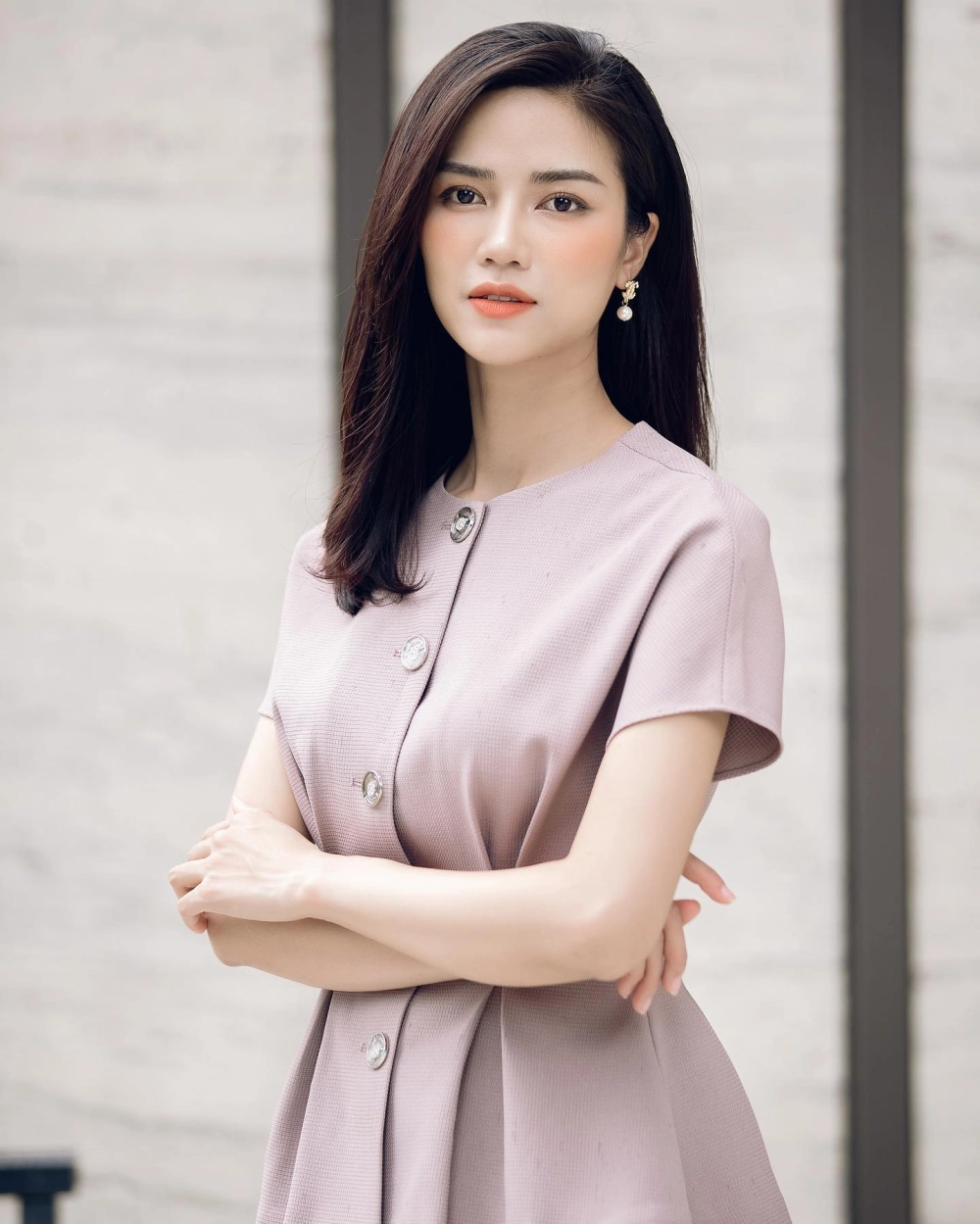 Gái xinh tóc dài de thương toát lên vẻ đẹp tự nhiên